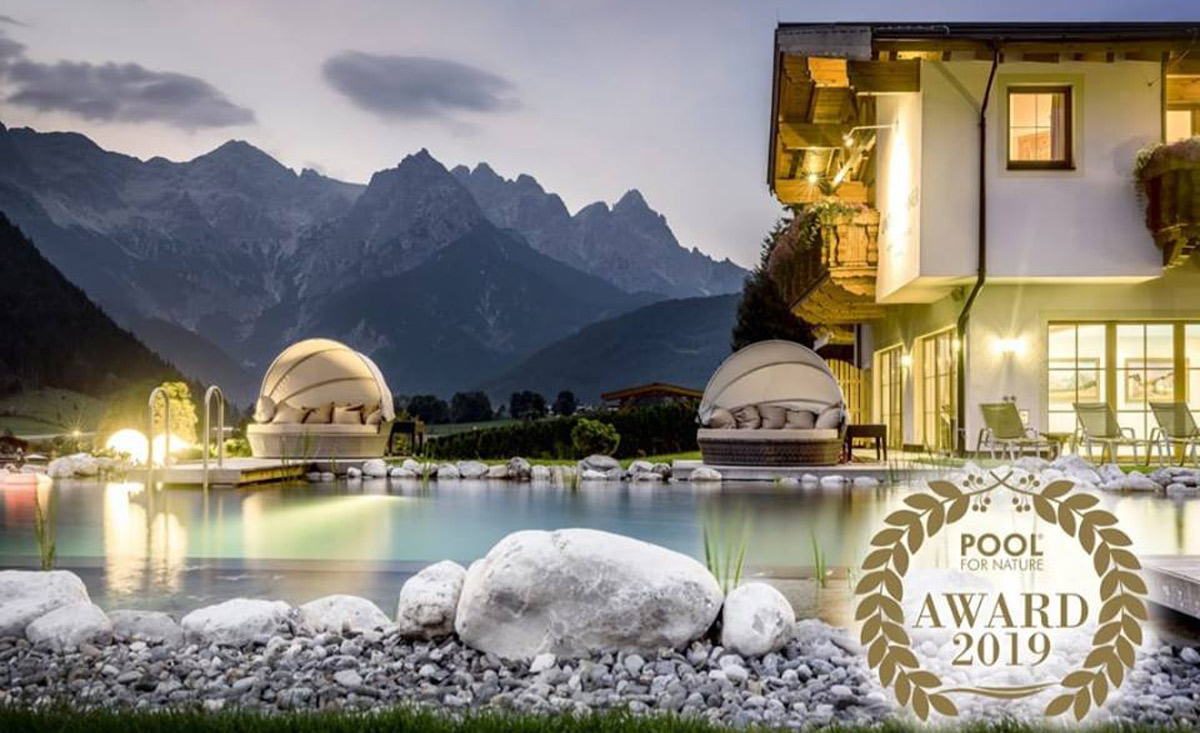Pool Award Gewinner Hotel Unterlechner